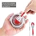 ALINK 5-Pack Red Bottle Brush Cleaner Set - Long Large Cleaing Brush for Narrow Neck Wine/Beer Bottles/ Flask/ Thermos/ Hummingbird Feeder/ Sport Well, Spout/Lid Brush, Straw Brush