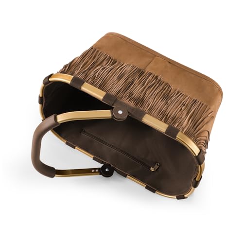 reisenthel Carrybag western – stabilny kosz na zakupy z dużą ilością miejsca do przechowywania i praktyczną kieszenią wewnętrzną – eleganckie i wodoodporne wzornictwo