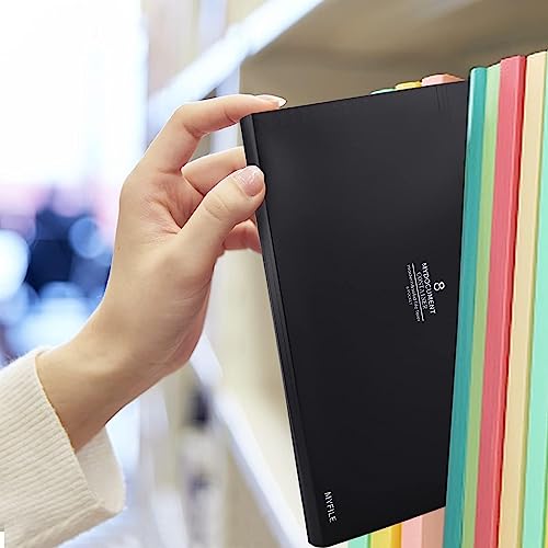 NISUN 8 Pocket Expanding File Folder Black - Image 7