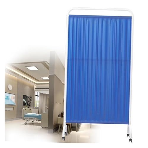 Paravent médical de 1,8 m pliable avec roulettes verrouillables - 2