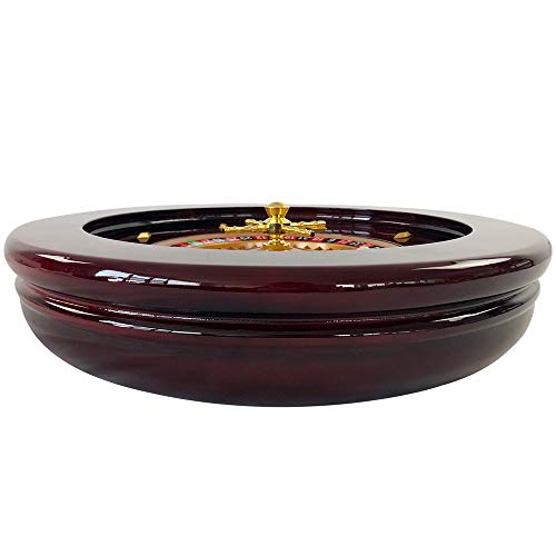 Yuanhe Deluxe Roulette Wheel Set - 20Inch Casino Grade High Glossy Roulette Game Set with 2 Balls Pills,Very Smooth Spinning Action,Great for Home Game Night or Professional Use by Yuanhe - Image 3