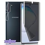 TACTO SENSIBLE: La exclusiva capa oleofóbica de la película protectora resiste eficazmente el agua y la grasa y es fácil de limpiar, y la respuesta táctil es sensible y rápida para responder a la operación, ofreciéndole una experiencia de uso más suave