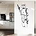 Angoter Star Wars Classic Stormtrooper-Wand-Aufkleber PVC-wandabziehbild Removable Home Decor