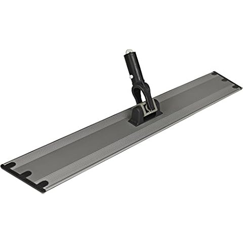 CleanAide Flat Mop Plate Frame, Aluminum, Gray, 18 Inches Cover