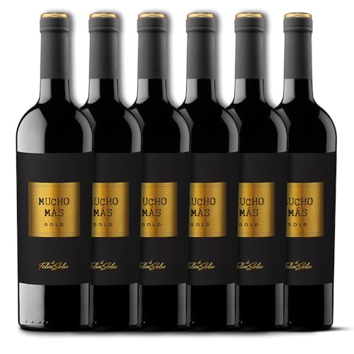 Mucho Mas Gold Vino Tinto Blend, 6 Botellas X 750 Ml, Total 4500 Ml Mucho Mas Gold Vino Tinto Blend, 6 Botellas X 750 Ml, Total 4500 Ml