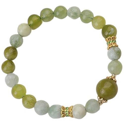 Pulsera de jade verde y mal de ojo para lucir un estilo vintage en tu día a día