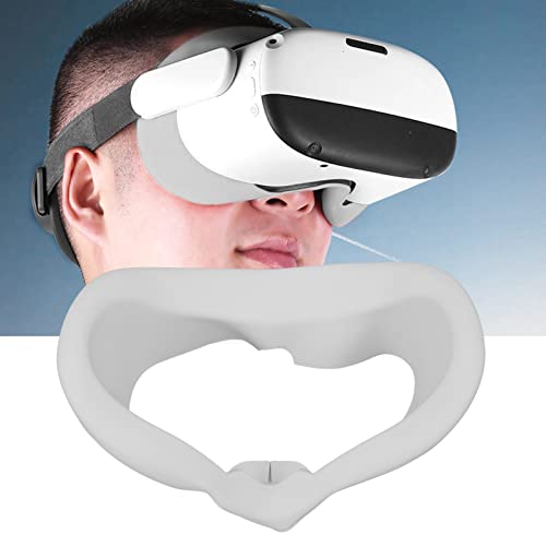 Silicone VR Face Pad, Light Blocker Silicone VR Protector Cover Hygiene Comfortable Washable for Gam