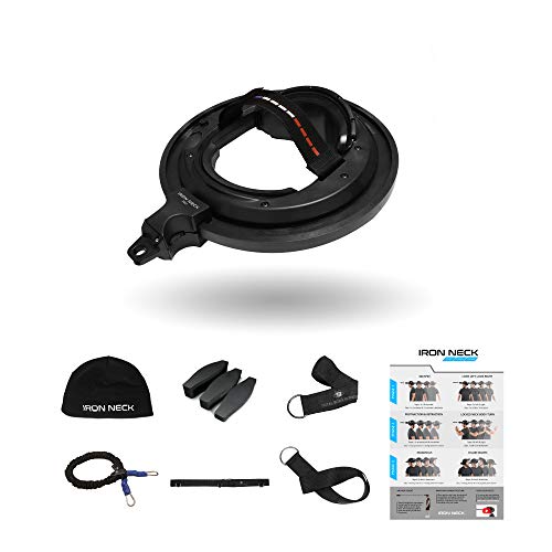 Iron Neck Pro â€“ Advanced Neck Strength Training Device and Rehabilitation Machine - Perform Neck Exercises and Stretches to Relieve Back and Neck Pain, Reduce Concussion Risk, and Improve Posture