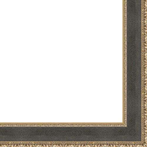 CountryArtHouse Picture Frame Moulding (Wood) 100ft Bundle - Distressed/Aged Gold Finish - 2.75" Width - 5/16" Rabbet Depth