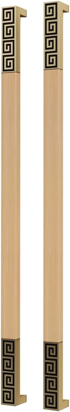 Poignée double face pour porte de grange coulissante en verre 60 cm