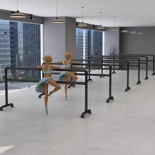 Barre de ballet double portable stable et détachable blanche 150 cm - 6