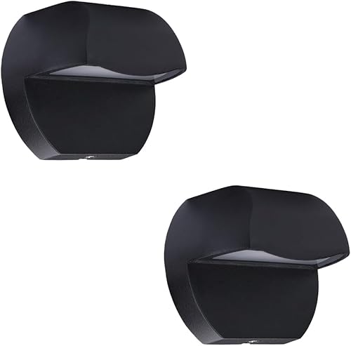 Leelands Luces LED para terrazas al aire libre, iluminación de paisaje de bajo voltaje, 12 V CACC, aluminio fundido, luces de poste de patio, luces