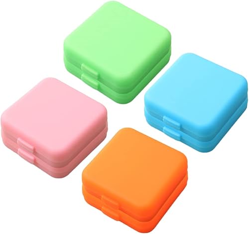 iplusmile Organizador de pastillas de viaje, 8 unidades, caja organizadora pequeña, contenedor de viaje, portátil, diario, mini estuche para