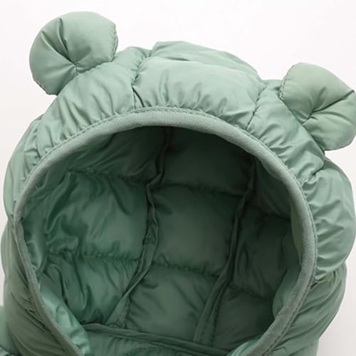 Winter Coats for Boys Girls Cute Bear Ears Full Zip Hooded Light Puffer Jacket Winter Comfortable Warm Down Jacket3