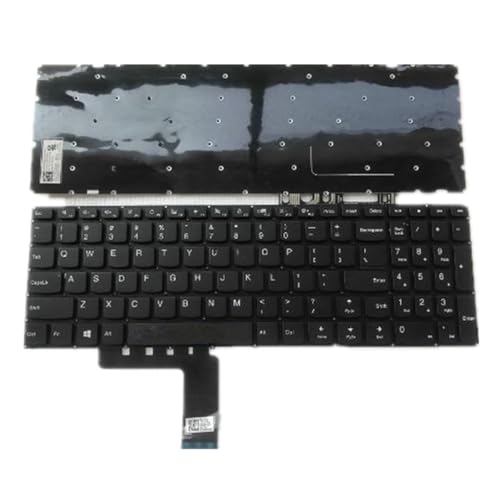 Clavier de Remplacement pour PC Portable Lenovo E52-80 Noir Format UK
