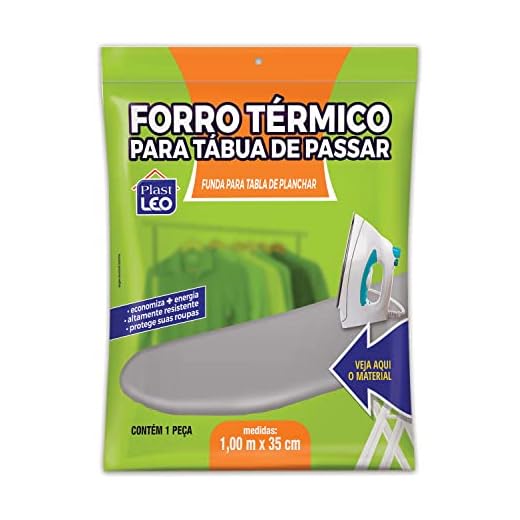 Plast Leo, 510, Forro Térmico p/Tábua de Passar - Simples (0,35x1,00m)