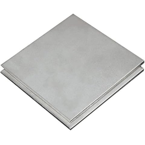 1PCS 200X200MM TC4 Titanium Alloy Plate Square Titanium Sheet Titanium Alloy Sheet Plate Titanium Alloy Material (Thickness 1.5MM, 1) Cover