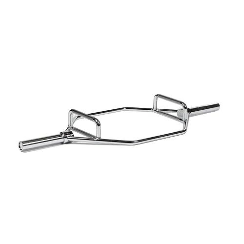 Titan Fitness Olympic Hex Trap Bar, 500lb Rated, Knurled Dual