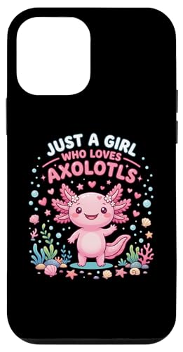 Axolotl Kawaii Just A Girl Who Loves Axolotls �X�}�z�P�[�X iPhone 12 mini �p