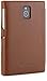 StilGut® Book Type with Clip, Genuine Leather Case for BlackBerry Passport, Cognac Brown