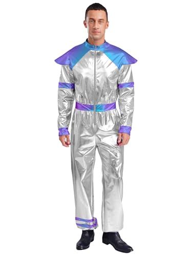 Costume de jazz et hip-hop masculin pour briller en combinaison spatiale Mufeng à la rave