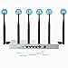 Wiflyer WG3526 4G LTE Router | AC1200Mbps Dual Band CAT4 Wireless Router with Metal Case and Detachable 6×5dBi Antennas| Gigabit Ethernet with TF Card Slot & USB3.0 Port & SIM Card Slot