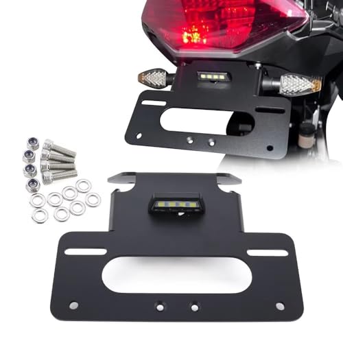 Support Plaque d'Immatriculation Queue Arrière Ninja 300 Look Racing Route