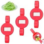 3 Pcs Runner Bean Slicer & Stringer Set - Stainless Steel Shredder Knife for Runner Beans & Green Beans, Sharp & Efficient Kitchen Tool for Home & Restaurant Use, Mini Vegetable Slicer Gadget