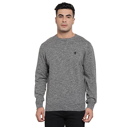 Image of Red Tape Men's Cotton Blend Round Neck Sweater