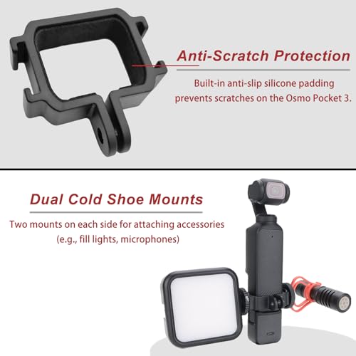Osmo Pocket 3 Adjustable Chest Mount Harness, Chest Strap Body Mount Accessories Compatible with DJI Osmo Pocket 3 Cameras Attachments