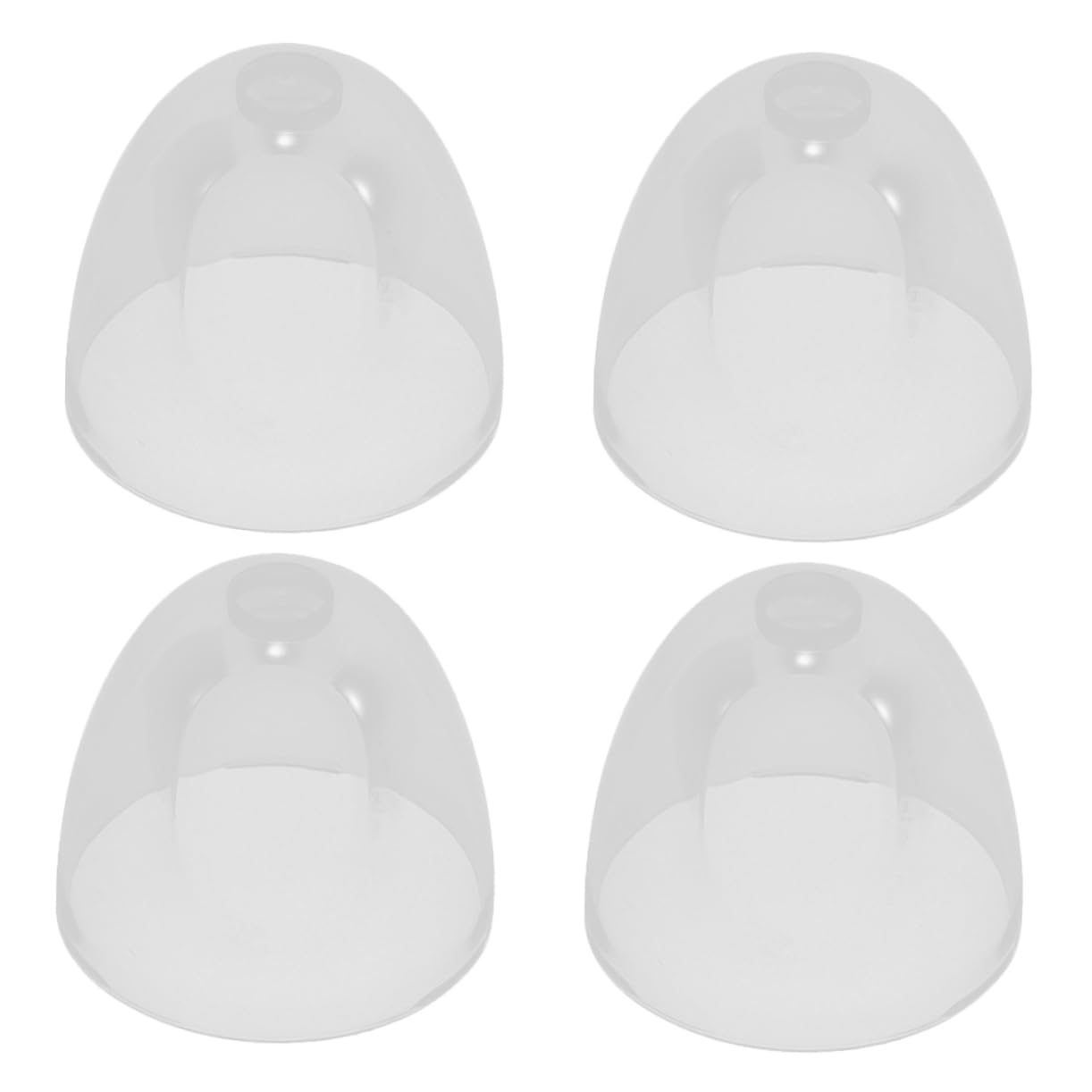 TOYANDONA 4Piezas Biberón Reutilizables Accesorios para Biberones de Cuello Tapa Antipolvo y Tapa Repuesto para Alimentación Infantil Compatibles con Contenedores