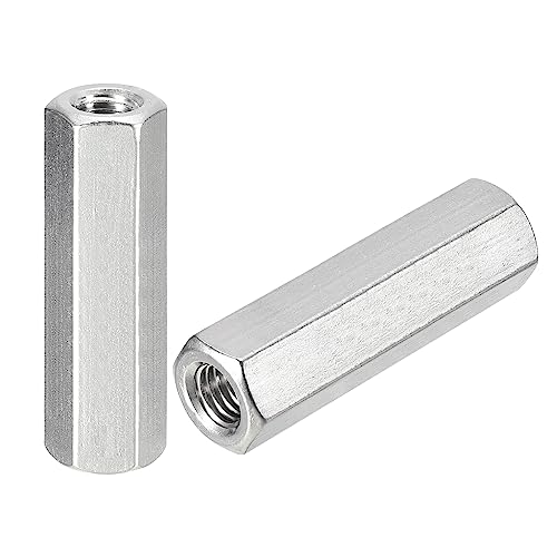 Écrou d'accouplement M10 x 1,5 mm de 60 mm en acier inoxydable 304 pour tige filetée