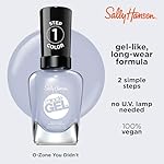 Sally Hansen Miracle Gel Salon Quality Nail Polish | Gel-Like Formula, Two-Step System, No UV Light Needed, Long Lasting | Semi-Opaque, Glossy | 582 O-Zone You Didn't | Pale Violet Nail Color - Image 4