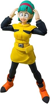 Bandai 196639 Dragon Ball Z Sh Figuarts, Bulma Journey to Namek, 16 cm, Multicoloured