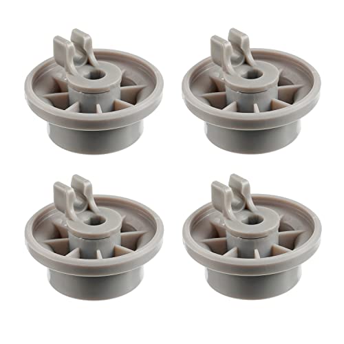 BOJACK Paquete de 4 ruedas para lavavajillas 165314, estante resistente para lavavajillas Bosch y termod, reemplaza 420198 PS3439123 63016302400