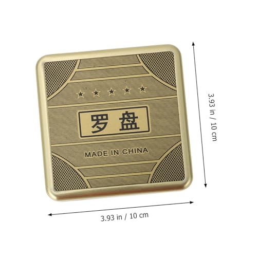 Brújula Tradicional Feng Shui Abaodam 10cm Aleación Impermeable miniatura 2