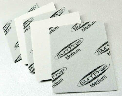 Sanding Sponge Foam Back Pads 5-1/2" x 4-1/4" Medium Box of 20 Made in Germany