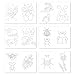 12 Pcs Bug Coloring Books Bugs Party Favors Bulk Mini Coloring Books Bulk for Kids DIY Art Drawing Activity Book Set for Bug Themed Birthday Party Supplies