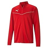 Puños elásticos PUMA teamRISE Training Poly Jacket Chaqueta De Entrenamiento, Hombre, Rojo Red White, XL
