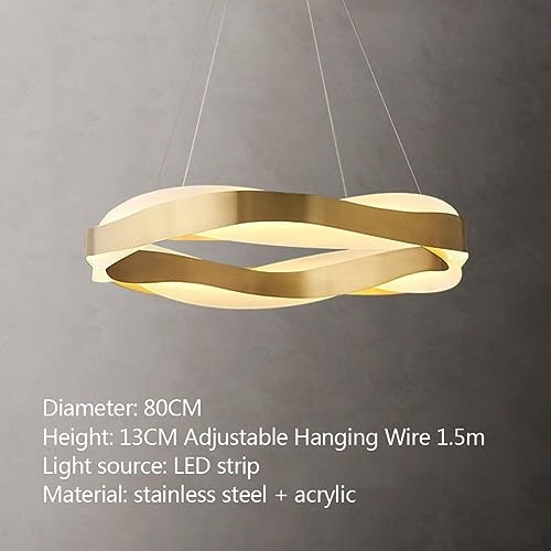Chandelier LED moderne rectangle 100cm lustre acier inox - 4