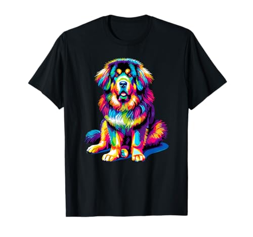 Colorful Tibetan Mastiff T-Shirt