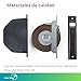 Imagen de TELKES Recogedor Persiana Empotrado Maaron con Cinta 18 mm x 5 m Carrete Cuerda Enrrollable Mecanismo de Muelle Interior Sistema Polea Rollo Tirador Recambio de Cajetin