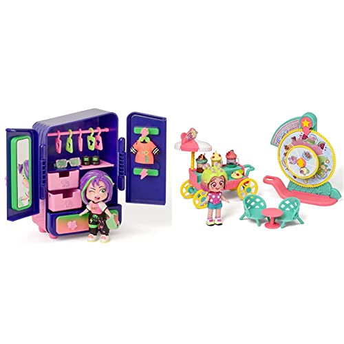 KOOKYLOOS Robin’s Wardrobe - Armario con más de 18 Accesorios de Moda y muñeca Exclusiva + Mystery Menu - Carrito de Batidos con más de 15 Accesorios y muñeca Exclusiva Cover