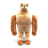Swole Doge Plushie, 12' Buff Doge Plush, Cute Plush Toys - Youtooz Meme Collection Based on Famous Internet Memes