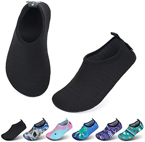 SAGUARO Kinder Badeschuhe Mädchen Schwimmschuhe Junge Schnell Trocken Outdoor Aqua Schuhe Pool Yoga，21-35EU