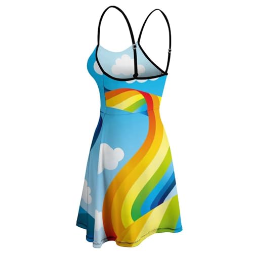 Robe d'été contre la chaleur : robe de plage légère sans manches - 5