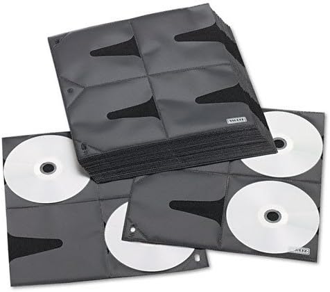 Two-Sided CD Refill Pages for Three-Ring Binder, 25/Pack, Sold as 1 Package