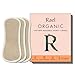 Hesta FDA Registered Organic Reusable Waterproof Cloth Pantyliners, PMS Relief Set of 3(Brown)