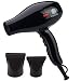 Hair Dryer - Professional Tourmaline Ionic Ceramic Blow Dryer with 2 Nozzle Attachments and Travel Bag - Negative Ions 1875W Salon Fast Drying Hair Styling Tool by Osensia