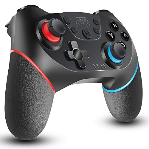 Wireless Switch Game Pro Controller Remote Joystick Switch Bluetooth Gamepad with Nonslip Grip